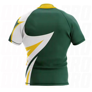 Maillot de rugby personnalisé par sublimation, ensemble d'équipe, unisexe, grandes tailles, vente en gros, respirant, séchage rapide, entraînement athlétique, match - Product Image 2