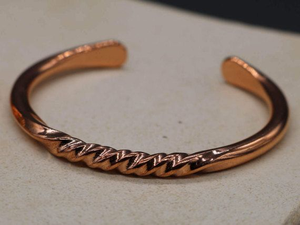 Pulsera de Cobre Puro Simple y Lujosa, Pulsera Magnética de Alambre Trenzado, Pulsera Inteligente para Hombre, Accesorios para Parejas - Product Image 6