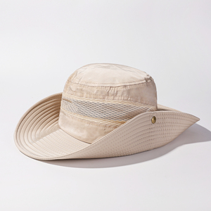 Sports Wide Brim Fishing <b>Hat</b> Nylon Factory Breathable Mesh Outdoor Hiking <b>Hat</b> <b>Men</b> and Women <b>Summer</b> Fisherman <b>Hat</b> - Product Image 5