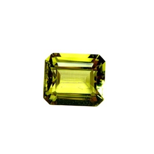 Piedra Rectangular de Cuarzo Limón Natural, Piedra de Cuarzo de Grado 3A +, Joyería Preciosa Piedra de Nacimiento, OEM y ODM - Product Image 1