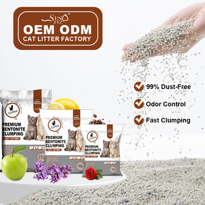 Arena para Gatos de Bentonita Premium OEM, Gránulos de 0.3-3.8mm, 100% Natural, Aglutinación Rápida, Forma de Bola, Aroma, Colorida - Product Image 1