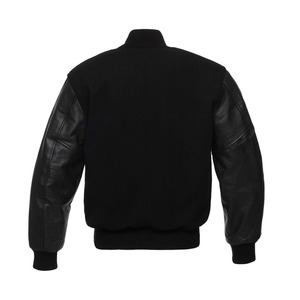 Men Varsity Jacket Premium Style Leather Sleeves Streetwear Bomber Coat For Winter Fashion Casual Outfits Trendy Sports Wear - Product Image 3