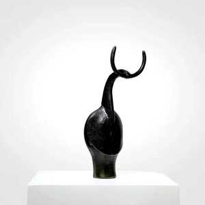 H 30.48 x W 15.24 x D 12.70 cm Sculpture Handmade Contemporary Art Figurative Irregular Shape Tabletop <b>Decor</b> Living Room Display - Product Image 6