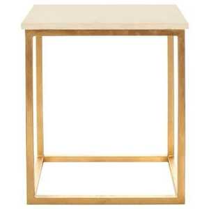 Light Wood Top Side Table Black Metal X Frame Minimalist Modern Handcrafted Eco Friendly Living Room Bedroom Furniture - Product Image 4