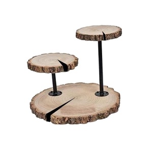 Soporte de Madera Hecho a Mano para Cupcakes, Soporte de Madera Natural para Postres, para Bodas, Fiestas de Cumpleaños, Panaderías y Mesas de Celebración - Product Image 4