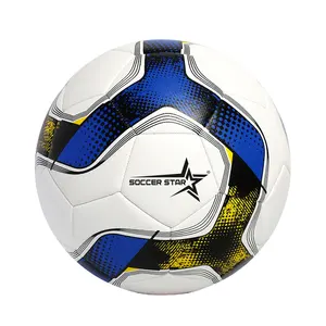 מותאם אישית כדורגל כדור מקצועי PU PVC עור לקנות כדורגל כדור גודל 5 רשמי משחק כדורגל