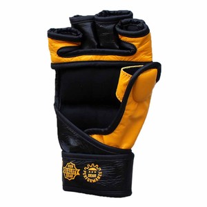 Gants de MMA légers à paume ouverte de haute qualité avec support de poignet en velcro pour la protection des adultes - Product Image 5