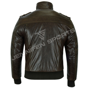 Chaqueta de Motociclista de Cuero para Hombre, Chaqueta de Motociclista con Protección Blindada CE, Chaqueta de Carreras, Servicio OEM - Product Image 3