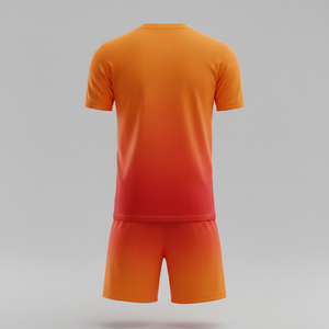 Maillot de football unisexe avec short, ensemble deux pièces pour la compétition et le quotidien, uniforme de football, vêtements de sport à séchage rapide, OEM personnalisé - Product Image 2