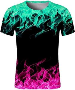 T-shirt classique pour homme de haute qualité, sublimation, manches courtes, logo personnalisé - Product Image 2