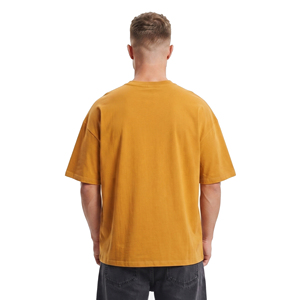 เสื้อยืดแขนสั้นปักลายตัวอักษรแบบดิสเทรส คอกลม เสื้อยืดลำลองผู้ชาย เสื้อยืดปักลายดิสเทรสสำหรับผู้ชาย - Product Image 2