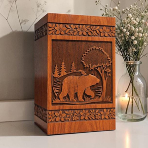 Custom Engraved Wooden Resin Urn Box: Pet/Human <b>Memorial</b> <b>Keepsake</b> urn <b>Memorial</b> <b>Keepsake</b> by AYAANS - Product Image 6