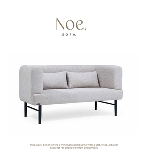 Sofá Moderno de Tres Plazas sin Brazos para Sala de Estar, Tapizado en Tela Minimalista con Relleno de Espuma y Respaldo Envolvente - Product Image 1