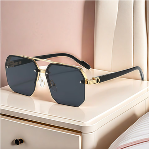 Hot Selling Custom <b>Square</b> <b>Sunglasses</b> for Unisex UV400 Protection Fashion Design - Product Image 1