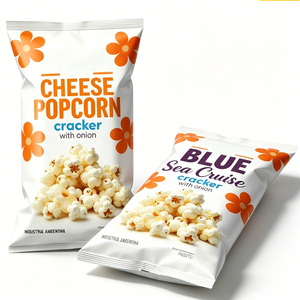 Sacs d'emballage personnalisés en plastique pour chips, noix et biscuits, sachets refermables thermosoudés, sacs à collation, sacs d'emballage alimentaire, faible MOQ - Product Image 2
