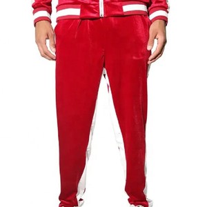 Survêtement en velours pour homme, logo personnalisé, streetwear, manches longues, séchage rapide, respirant, matériau polyester-coton, best-seller, vente en gros - Product Image 2