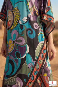 Women Printed <b>Kaftan</b> Dress Premium Quality Loose Fit Soft Fabric <b>Summer</b> Beach Wear Elegant Design Wholesale Supply - Product Image 3