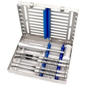 Lime dentaire double-embout en acier inoxydable, manuelle, pour le traitement des composites et de l'amalgame, CE Shuja Surgico - Product Image 1
