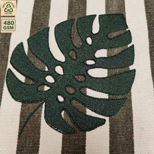 Sac fourre-tout promotionnel en textile réutilisable de 16 onces, sac de shopping promotionnel 35x35 cm, logo personnalisé, vente en gros, modèle SNC107 - Product Image 3
