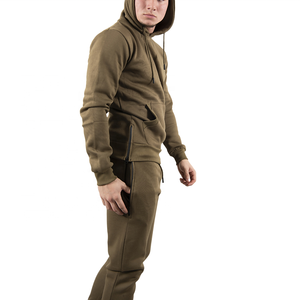 Survêtement de sport décontracté pour homme de haute qualité, en molleton délavé, personnalisable, design uni, grandes tailles, pour la gym, OEM disponible, collection Printemps - Product Image 6