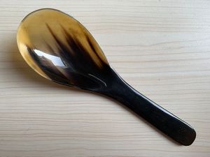 Cuchara de Té y Café de Cuerno de Búfalo Natural, Hecha a Mano, Diseño Clásico, Ecológica - Product Image 6