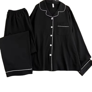 Loose Full Length Adult Women's Animal Print Terry Fabric Breathable Pajama Set for Spring and Summer manufactures in Bangladesh - Product Image 3