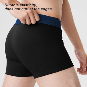 Calzoncillos Bóxer de Viscosa de Bambú para Hombre, Suaves, Elásticos, Transpirables, Ajuste Cómodo, Hechos en Bangladesh - Product Image 3