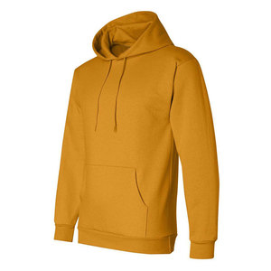 Sweat-shirt à capuche pour homme, coupe classique, en molleton 100% coton, décontracté, pour l'automne, design bleu, jaune, blanc, écologique - Product Image 6