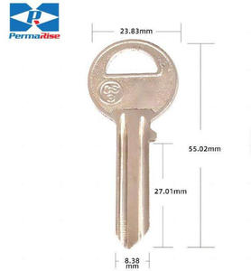 Clés de porte vierges en laiton CS3 CS4, non toxiques et résistantes à l'eau, logos personnalisés disponibles, marque Permarise - Product Image 5