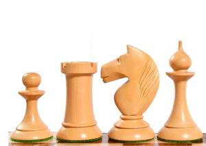 Échecs Soviétiques Russes Latvien des années 1950, reproduction de qualité supérieure, en bois de Sheesham et de Bois de Bouis, Roi de 4,1 pouces, au meilleur prix - Product Image 2