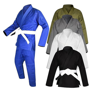 Traje de Karate para Adultos, Kimono de BJJ, Uniforme de Judo y Karate, Ropa de Artes Marciales de Algodón para Entrenamiento y Competencia - Product Image 4