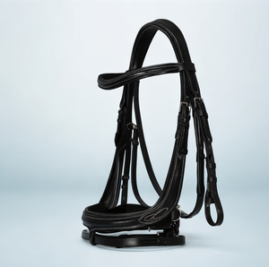 ZEN HORSE WORLD Halters en cuir de haute qualité Design confortable Artisanat de qualité supérieure Boucles réglables Modèle BD-116 pour bride - Product Image 4