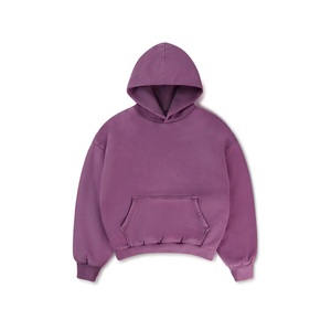 Hoodie Unisexe Solide à Capuche 100% Coton Séchage Rapide pour le Fitness, Essentiel Streetwear, Collection Printemps 2026 – Sweatshirts et Hoodies d'Hiver - Product Image 6