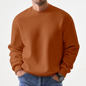 <b>Mens</b> Sweatshirts Fashionable Long Sleeve Crewneck <b>Pullover</b> Tops Casual High Street Style <b>Men</b> Clothing Line - Product Image 1