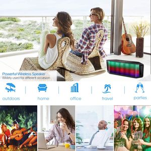 Altoparlante Wireless LED Multicolore Dinamico con Lettore USB/MMC, Ingresso Aux, Radio FM Portatile Vivavoce per Feste, Campeggio e Viaggi - Product Image 2