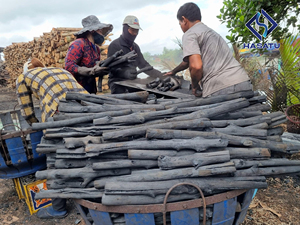 Charbon de bois de mangrove de qualité supérieure, longue durée, en bâtonnets, pour barbecue, faible teneur en cendres, pour la restauration, les événements en plein air - Product Image 4