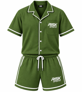 Ensemble de pyjama en satin pour femmes, manches courtes, vêtements de nuit, deux pièces, shorts de détente, taille élastique, printemps été - Product Image 1