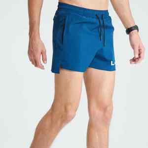 Shorts de basketball pour hommes de couleur unie, décontractés, pour le fitness, mi-longs, tricotés, pour la salle de sport, séchage rapide, légers, respirants, extensibles, service OEM - Product Image 6