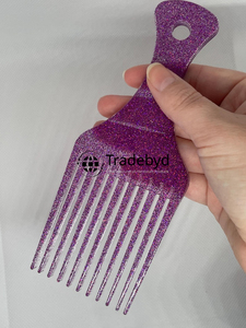Tradebyd Luxury <b>Wide</b> Tooth Resin <b>Comb</b> Premium Hair Accessory for Women Men and Beauty Salons - Product Image 5