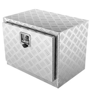 "24x17x18" Aluminum Diamond Plate <b>Tool</b> <b>Box</b> <b>Lock</b> & Key <b>for</b> Heavy Duty Pickups-Underbody Truck Storage" - Product Image 1