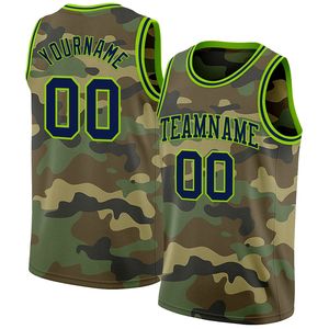 Ensemble de maillots de basket-ball camouflage OEM, logo personnalisé sur le devant, maille respirante, antibactérien, 100% polyester, sans manches, entraînement sportif - Product Image 6