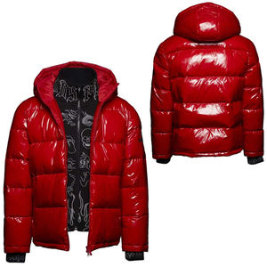 Chaqueta Acolchada con Capucha de Lona para Hombre, Logotipo Personalizado, Impresión OEM, Transpirable, de Secado Rápido, con Bolsillos, Invierno 2025, Venta al Por Mayor - Product Image 3