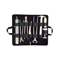 Kit complet de fermeur en acier inoxydable pour le soin et le sablage des sabots – Kit professionnel pour chevaux