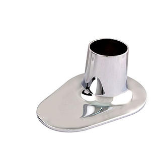 FGZ0002 Rosace de douche murale moderne en zinc de forme irrégulière pour salle de bain/cuisine - Product Image 1