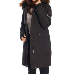 Parka matelassée élégante pour femme avec capuche en fausse fourrure – Manteau chaud et tendance pour l'hiver – Marque de vêtements thermiques - Product Image 1
