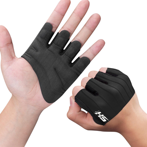 Professional Fingerless Gloves For Gym Fitness And Outdoor Activities Breathable Material With Padded Palm For Comfort In Summer - Product Image 1