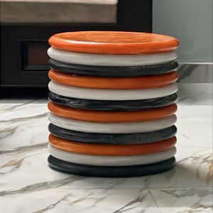 Lametierartz Indian Luxury Resin Side Tables Eco-Friendly Modern Design Shape Detachable Feature for Bedroom Living Room Model - Product Image 1