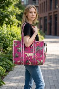 Hot Sale Reusable Canvas Tote <b>Bag</b> Lightweight Shopping Carry <b>Bag</b> for Grocery Travel <b>Beach</b> and Events Available For Sale - Product Image 6