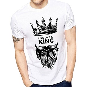 เสื้อยืดผู้ชายผ้าฝ้าย 100% ปรับแต่งลายด้านหน้าได้ ลายเรียบ คุณภาพสูง แขนสั้น พิมพ์ลายดิจิทัลล่าสุด ผ้าไม่เป็นขุย - Product Image 1