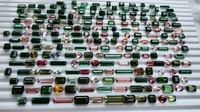 Pierres précieuses naturelles multi-tourmalines Aligemstones certifiées IGI, formes variées pour la fabrication de bijoux, prix d'usine en gros